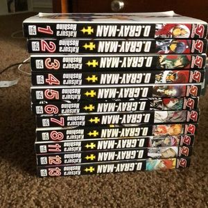 D Gray Man manga vol. 1-8, 11-13